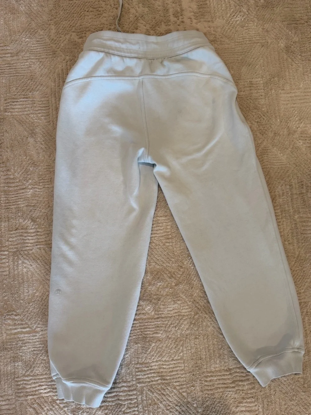 lululemon athletica Light Blue Women's Cropped Drawstring Joggers